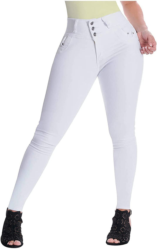 Lowla 242221 | High Waisted Colombian Butt Lifter Skinny Jeans For Women