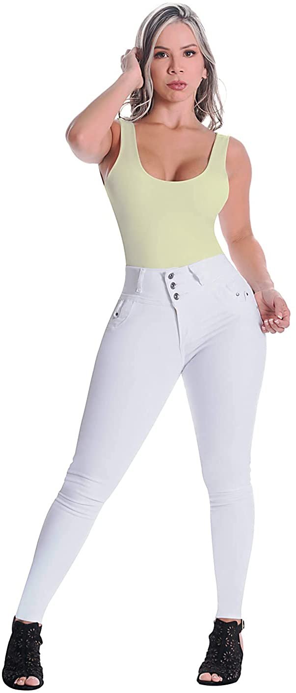 Lowla 242221 | High Waisted Colombian Butt Lifter Skinny Jeans For Women