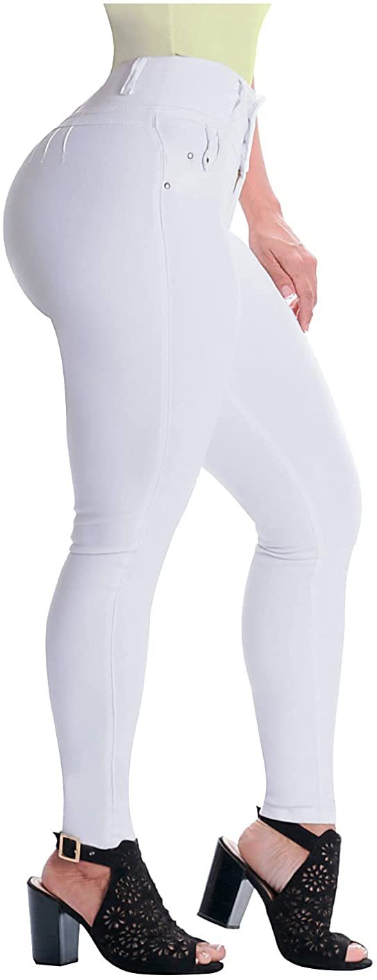 Lowla 242221 | High Waisted Colombian Butt Lifter Skinny Jeans For Women