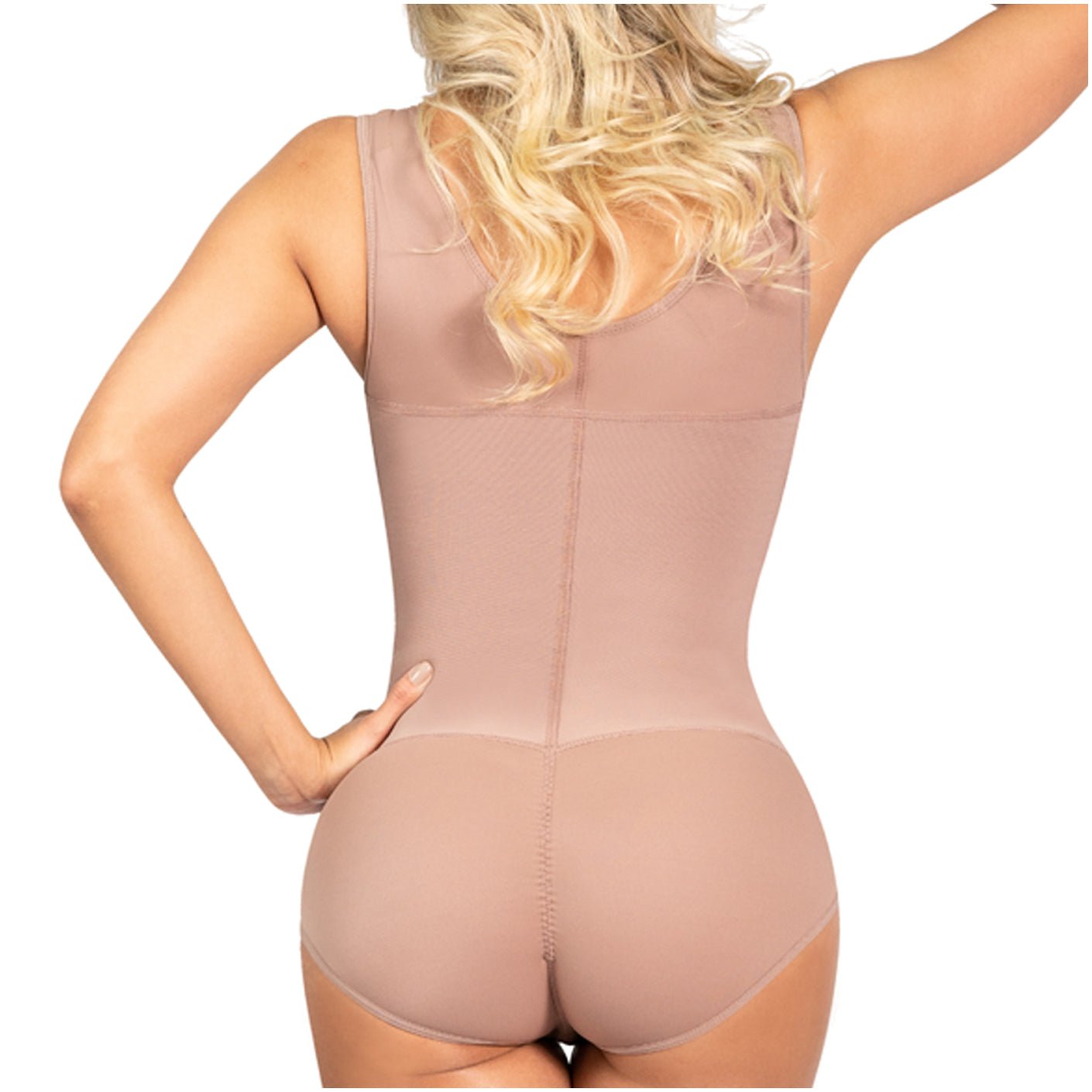 Fajas Sonryse 055ZF | Postpartum Shapewear Bodysuit with Built-in Bra | Everyday Use
