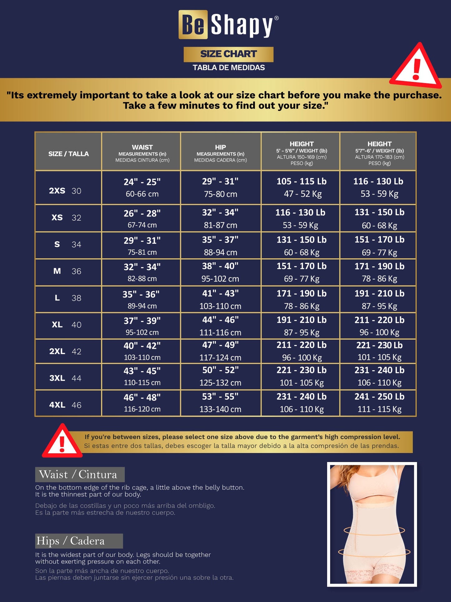 Be Shapy | Laty Rose 21113 Shapewear Tummy Control + Abdominal Lipo Board and Foam | Powernet Colombian Body Shaper