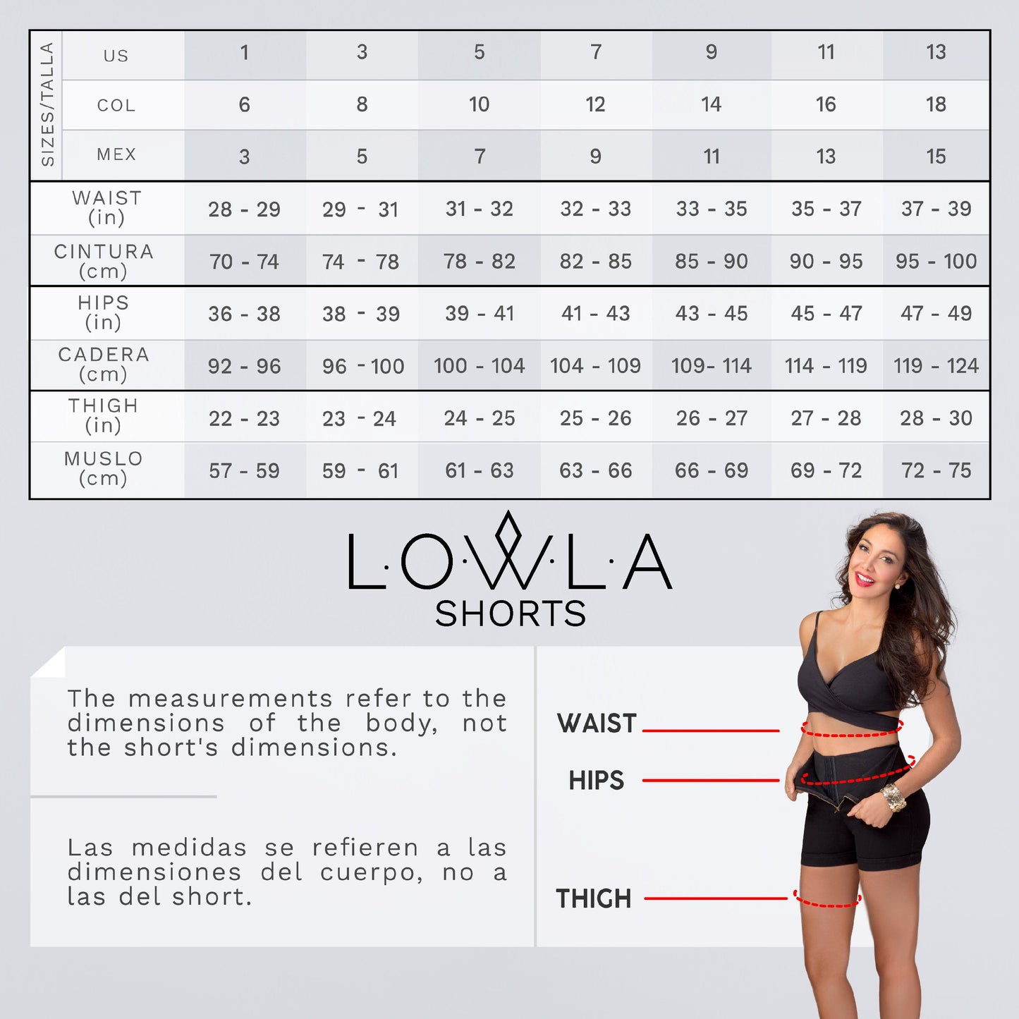 Lowla 239941 | Colombian Butt Lifter Shorts with Removable Pads and Inner Girdle