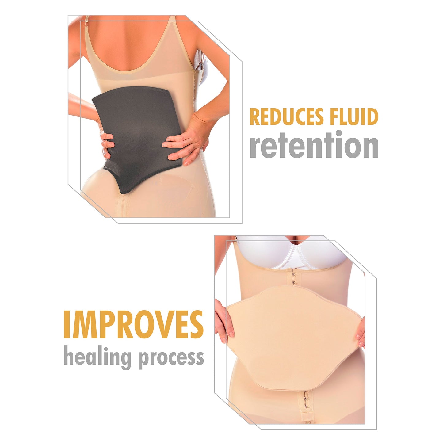 Be Shapy | M&D 0104 Butterfly Abdominal Board | Tummy Tuck Foam & Lipo Back Foam after BBL