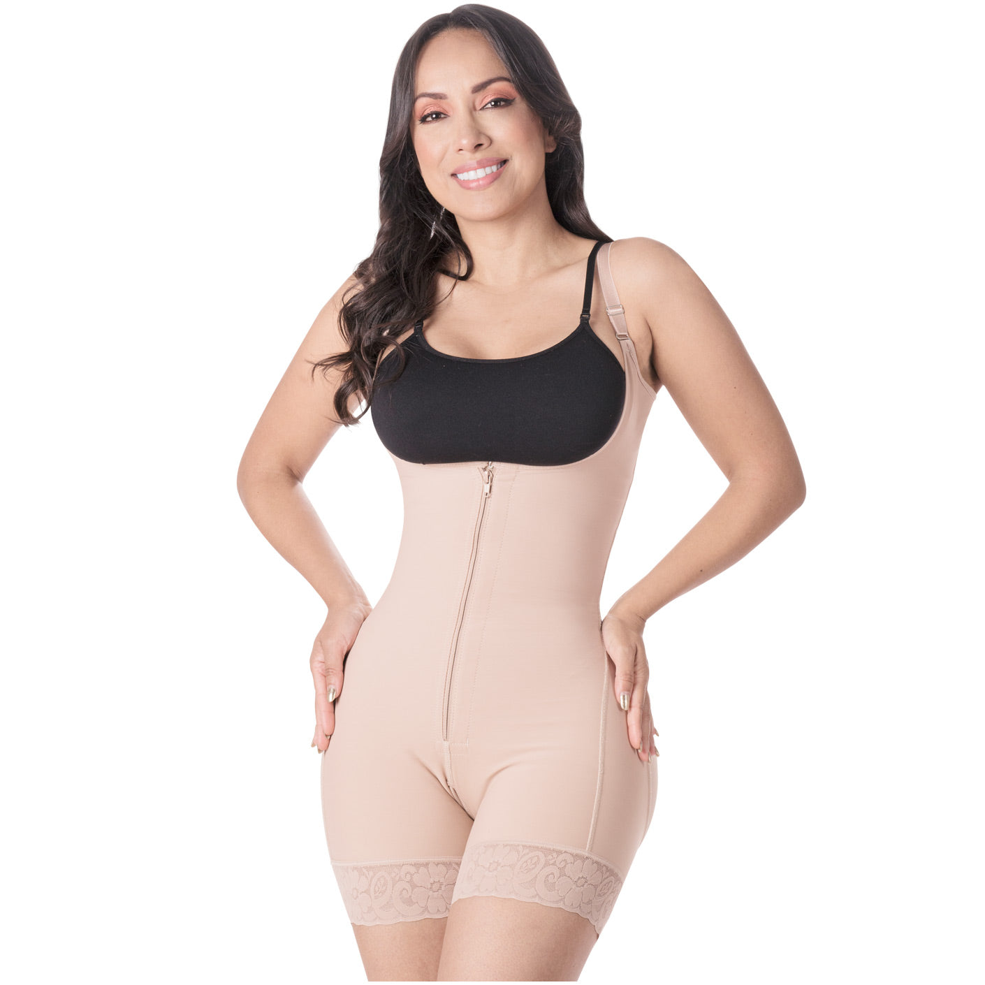 Be Shapy | Salome 0216 Women Butt Lifter Colombian Fajas + Tummy Board | Postpartum and Daily Use Shapewear