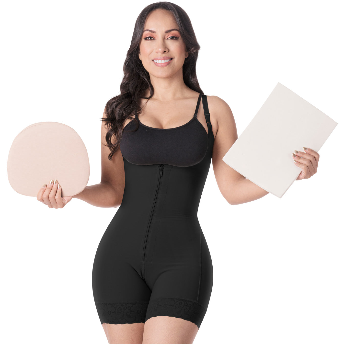 Be Shapy | Salome 0216 Women Butt Lifter Colombian Fajas + Tummy Board | Postpartum and Daily Use Shapewear