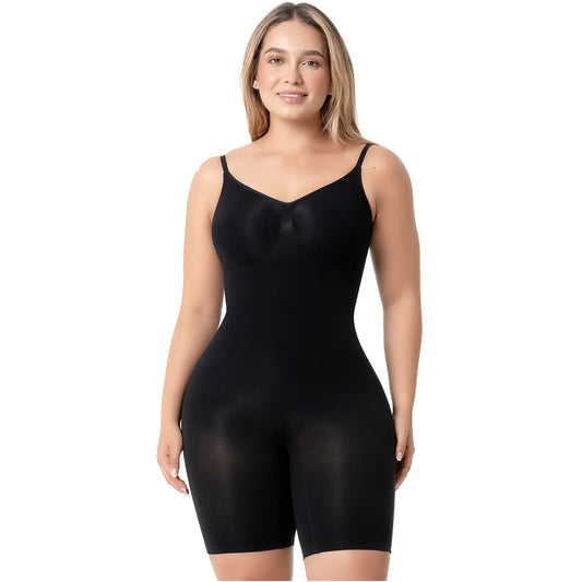 Seamless Mid-Thigh Bodysuit | Butt Lifting Full Body Shaper