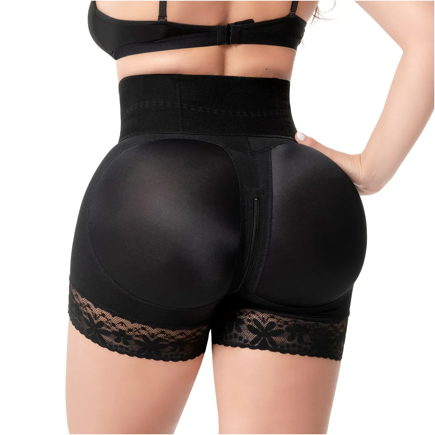 Sonryse Adjustable Tummy Control Shaper Shorts | Extra High Waisted with Front Hooks