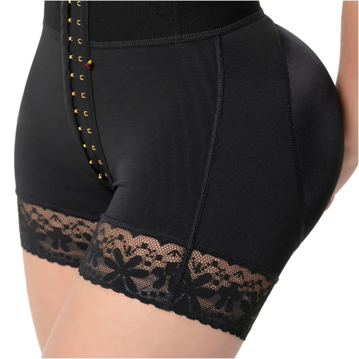 Sonryse Adjustable Tummy Control Shaper Shorts | Extra High Waisted with Front Hooks