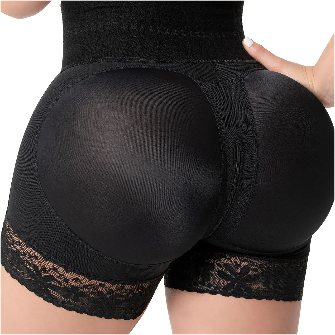 Sonryse Adjustable Tummy Control Shaper Shorts | Extra High Waisted with Front Hooks