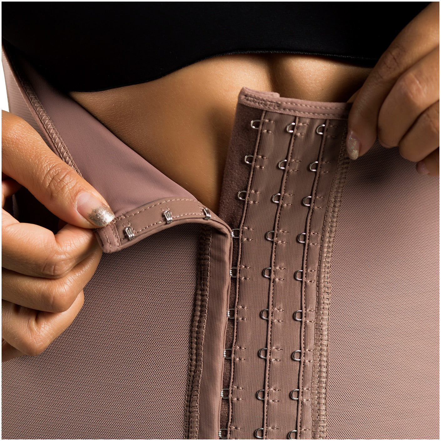 Postpartum Girdle Open Bust Mid Thigh & Butt Lifter Body Shaper Fajas Laty 21113