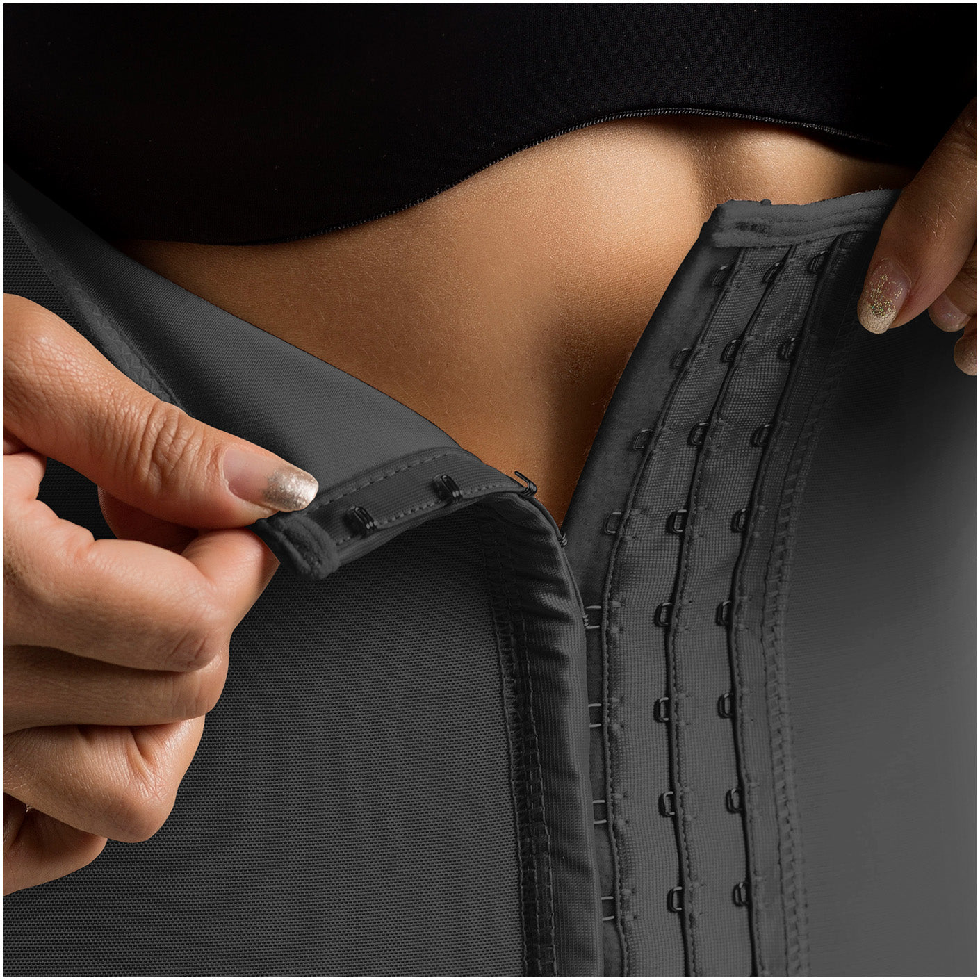 Postpartum Girdle Open Bust Mid Thigh & Butt Lifter Body Shaper Fajas Laty 21113