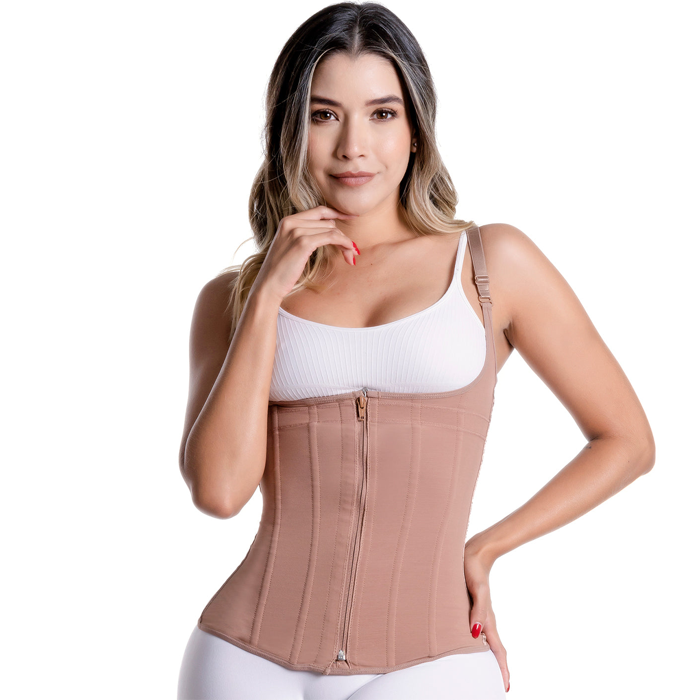Post-Surgery Slimming massages, Posture corrector, Removable straps & Open bust Sonryse 024ZF