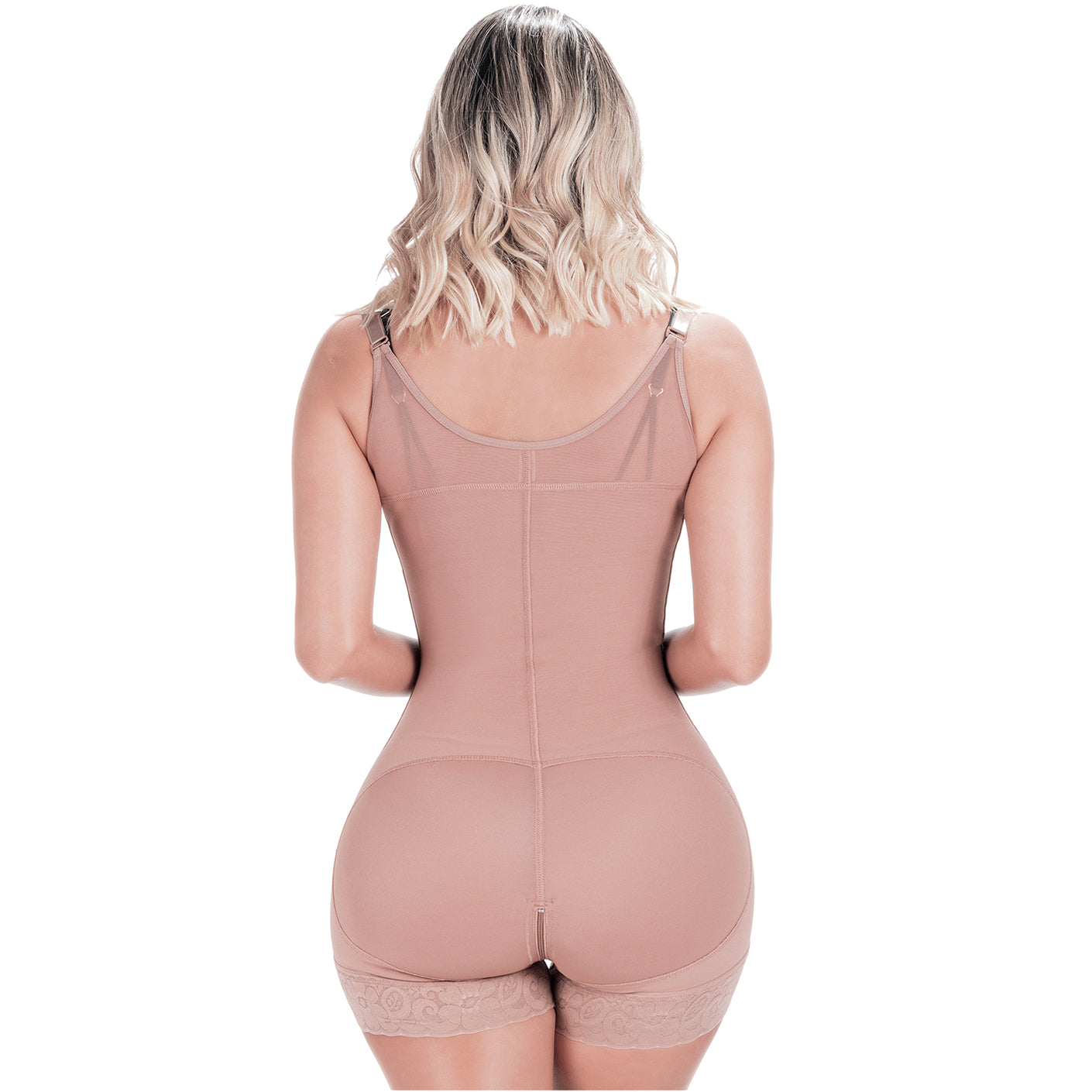 SONRYSE 068BF | Open Bust Short Shapewear Fajas Colombianas Postpartum & Post Surgery | Powernet